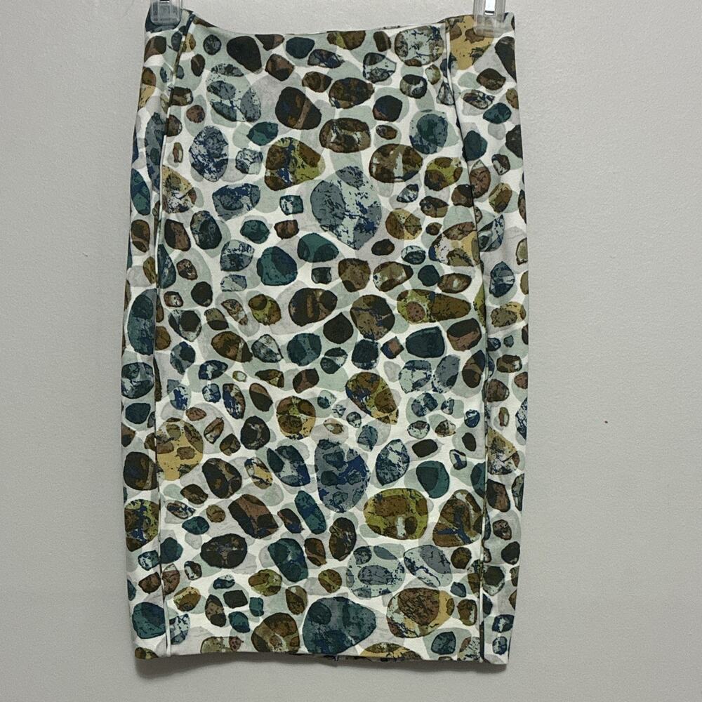 Sentimental New York "Beach Treasures" Pebble Print Skirt, Size S (4/6)